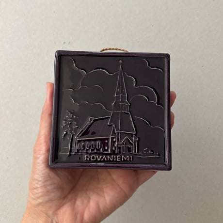 Finland  kupittaan savi ornament rovaniemi