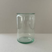 Finland glass jar green 薄グリーン