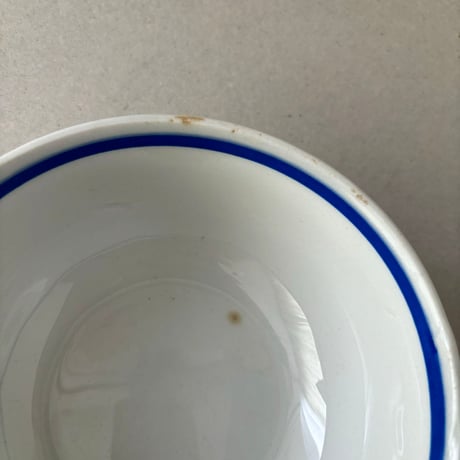 arabia bowl  blue line