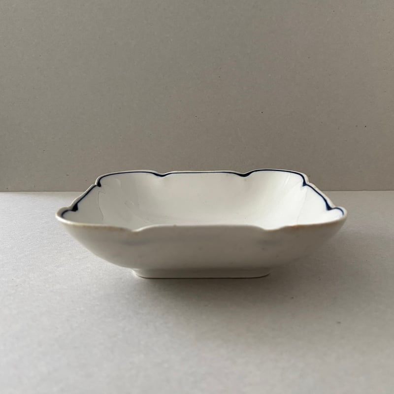 old arabia pekka square plate | retro number