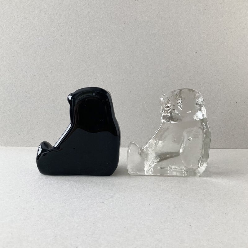 Humppila Glass karhu Finland | retro number