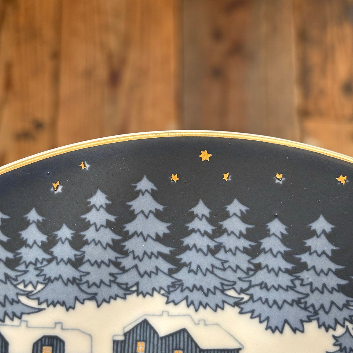 arabia christmas year plate 1978 | retro number