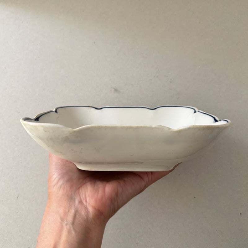 old arabia pekka square plate | retro number