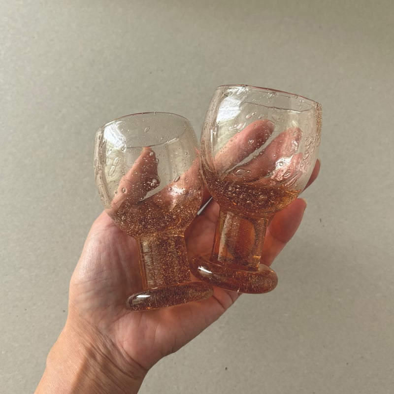 Nuutajarvi Iglu mini glass pink Oiva Toikka | r