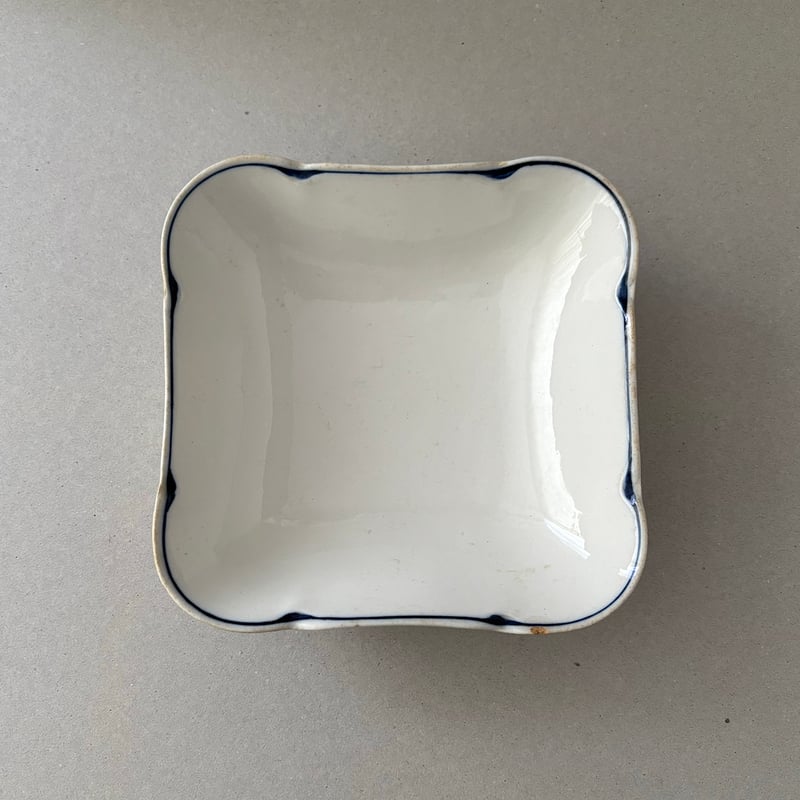 old arabia pekka square plate | retro number