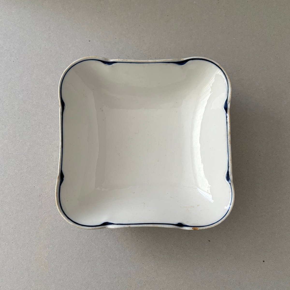 old arabia pekka square plate | retro number