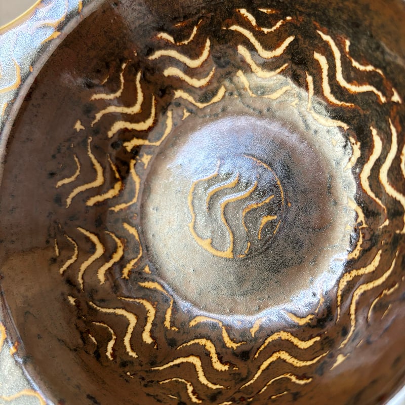 arabia kala bowl G.O.G. brown | retro number