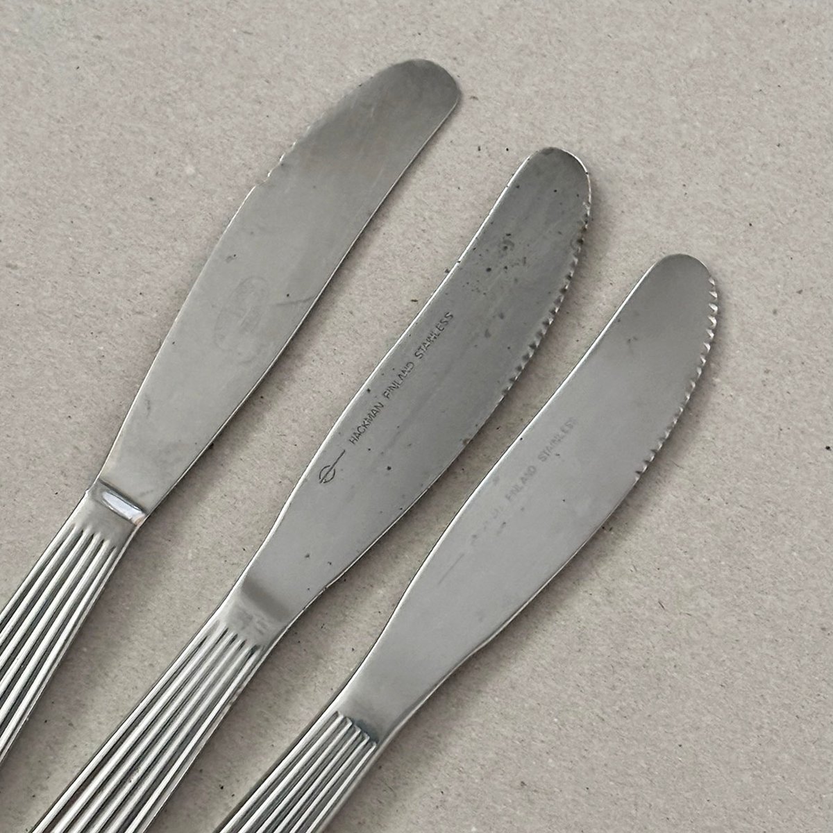 Hackman scandia table knife 19cm | retro number