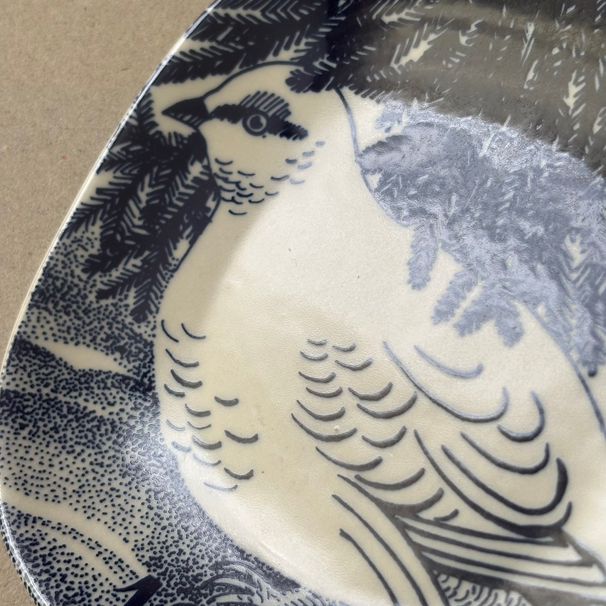 arabia bird christmas annual plate 1978 G.O.G