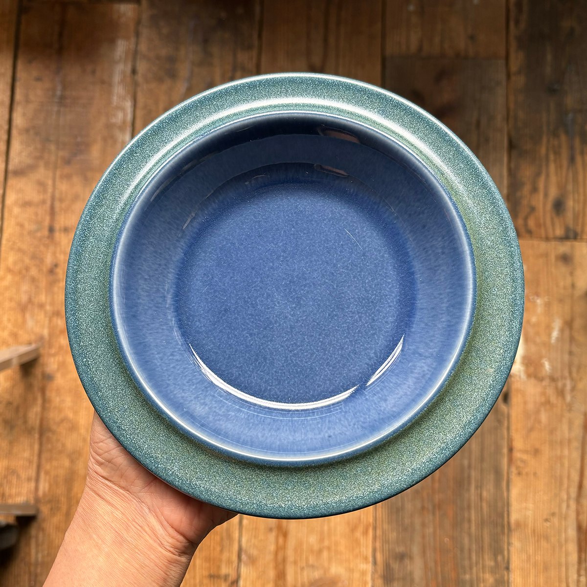 arabia baltic sea soup plate | retro number