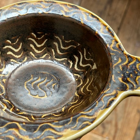 arabia  kala bowl G.O.G. brown
