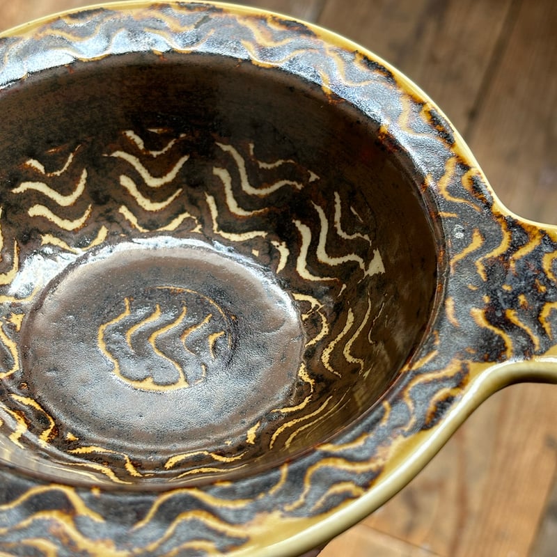 arabia kala bowl G.O.G. brown | retro number