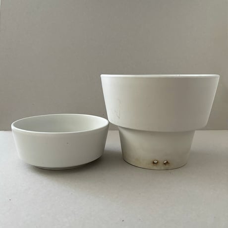 arabia flower pot SL white