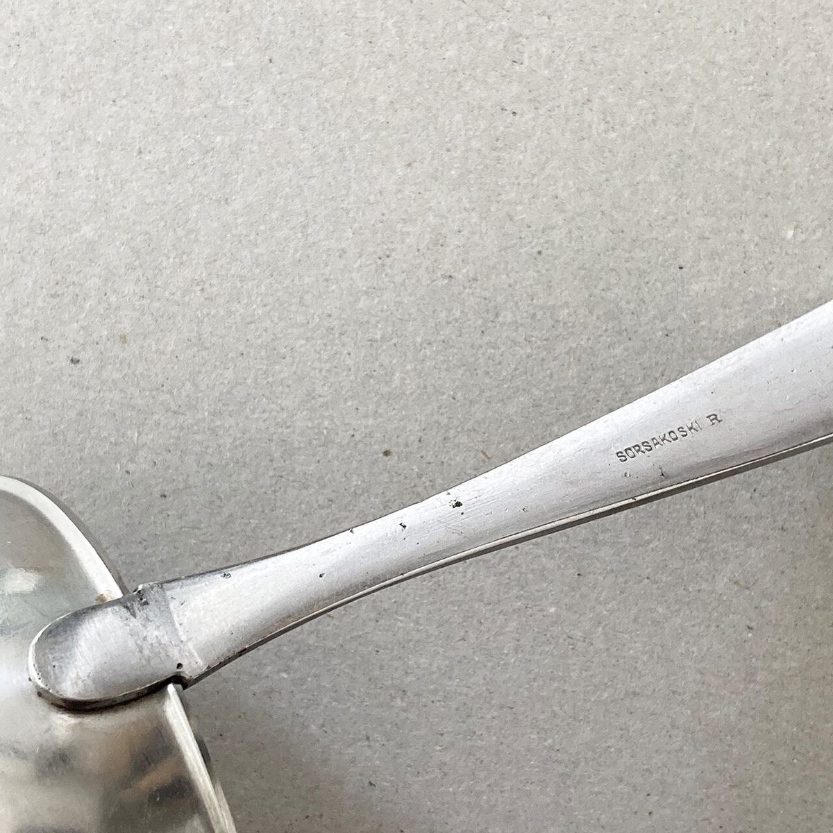 Hackman scandia ladle spoon | retro number
