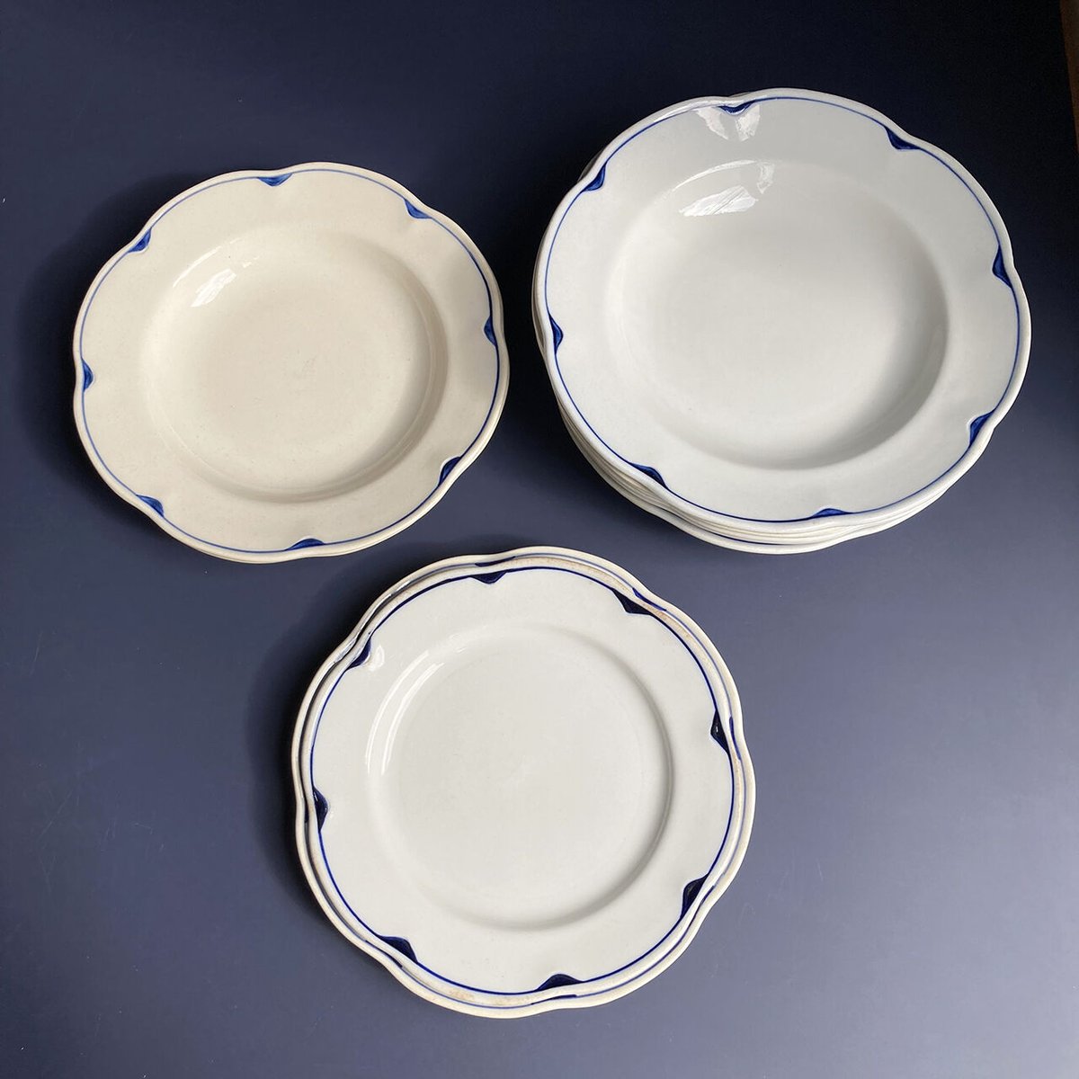 old Arabia＊Pekka＊Flat plate・* old arabia pekka plate 22cm | retro number