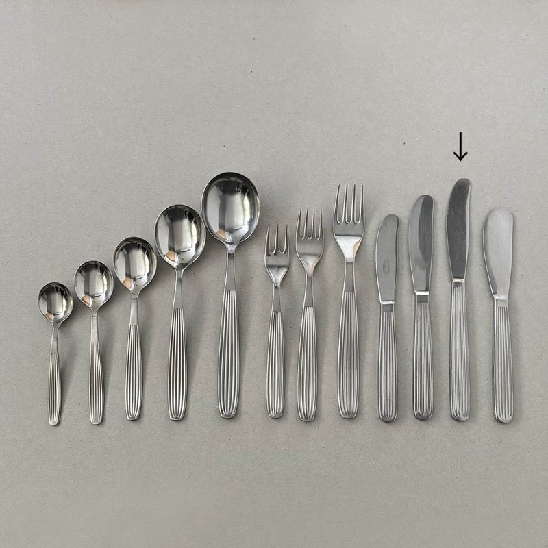 Hackman scandia table knife 19cm | retro number