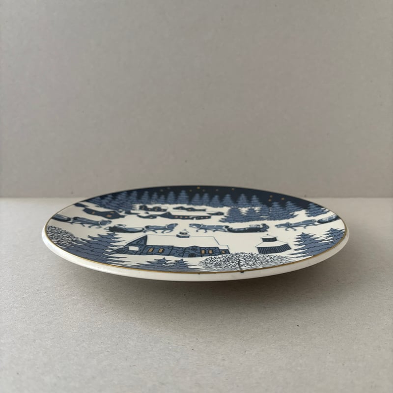 arabia christmas year plate 1978 | retro number