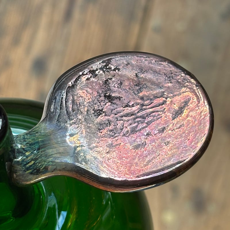 Nuutajarvi apple obje oiva toikka green | retro