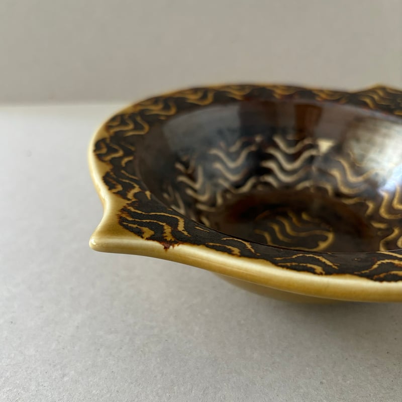 arabia kala bowl G.O.G. brown | retro number