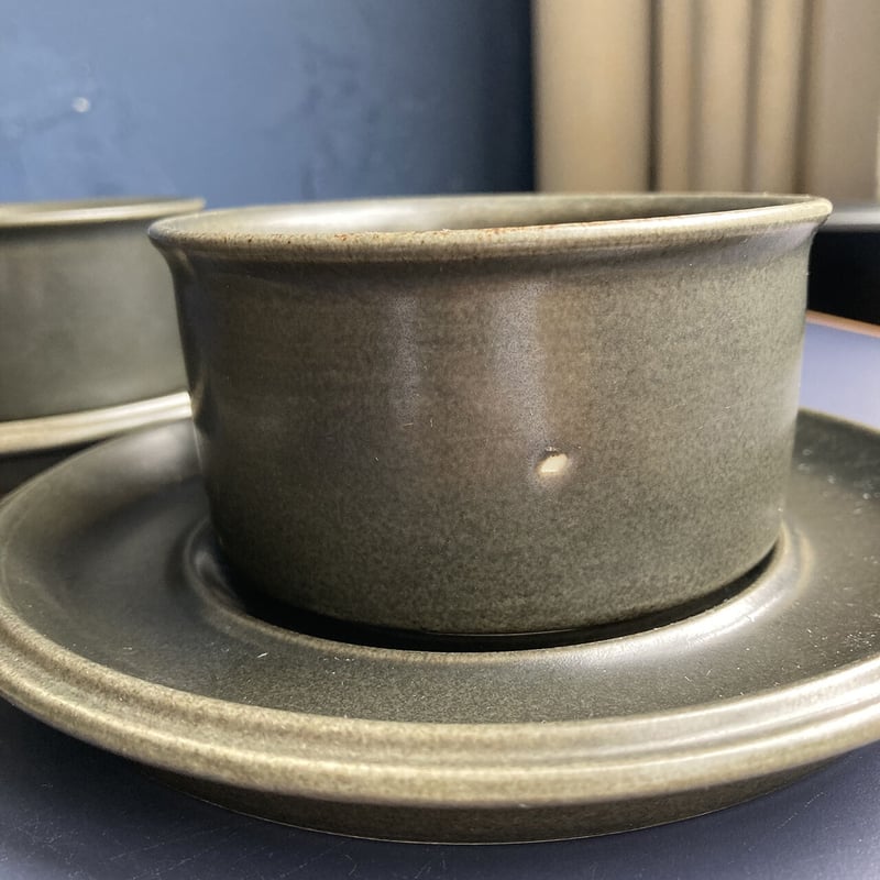 arabia ruska tea C/S green | retro number