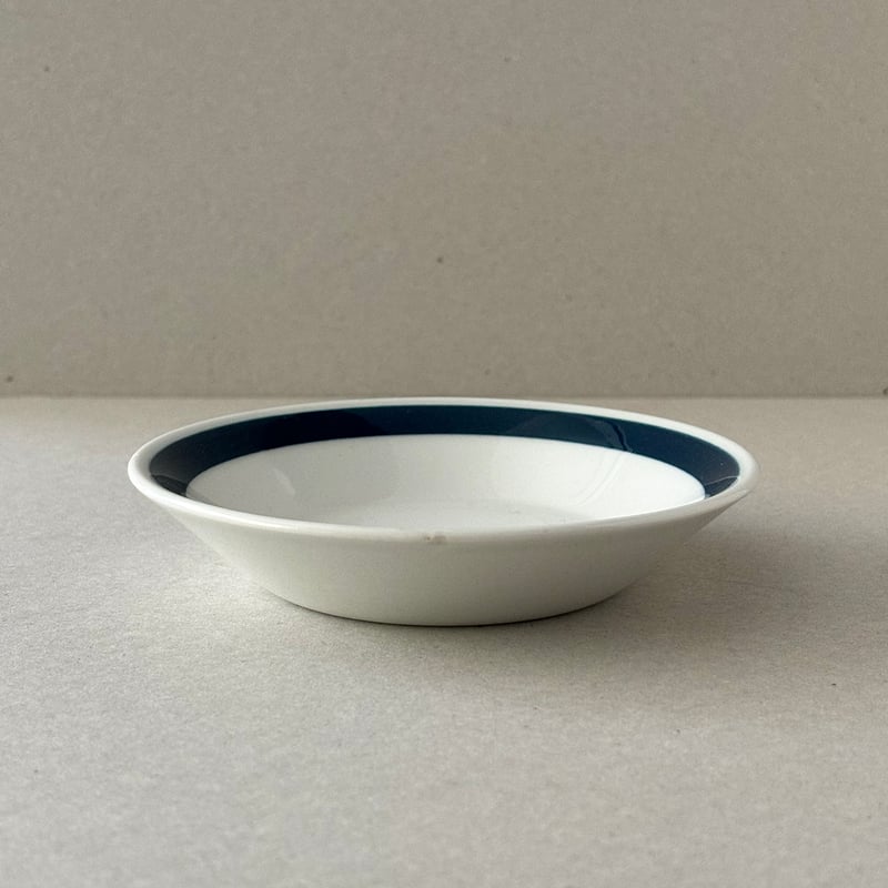 arabia blue line mini plate 13cm | retro number