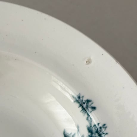 arabia axel soup plate blue flower 23cm