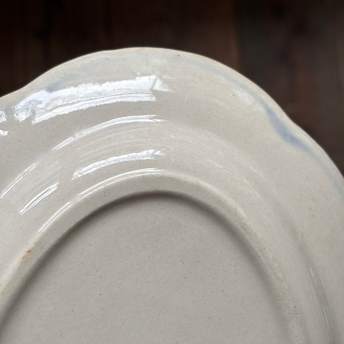 arabia pekka oval plate | retro number