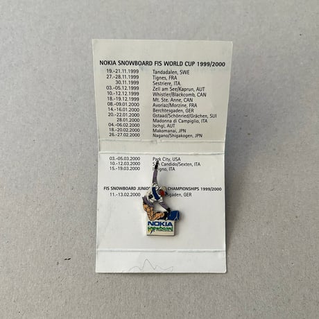 finland nokia pin snowboard 1999/2000