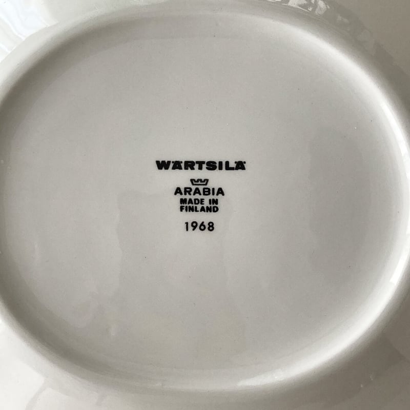 arabia color paratiisi oval plate 21cm 1968年 WÄ arabia color paratiisi oval plate 21cm 1968年 WÄ