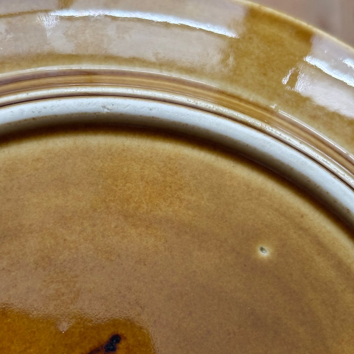arabia fructus plate G.O.G. brown | retro number