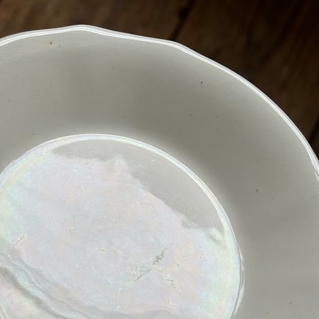 arabia mini plate 13cm white なみなみ