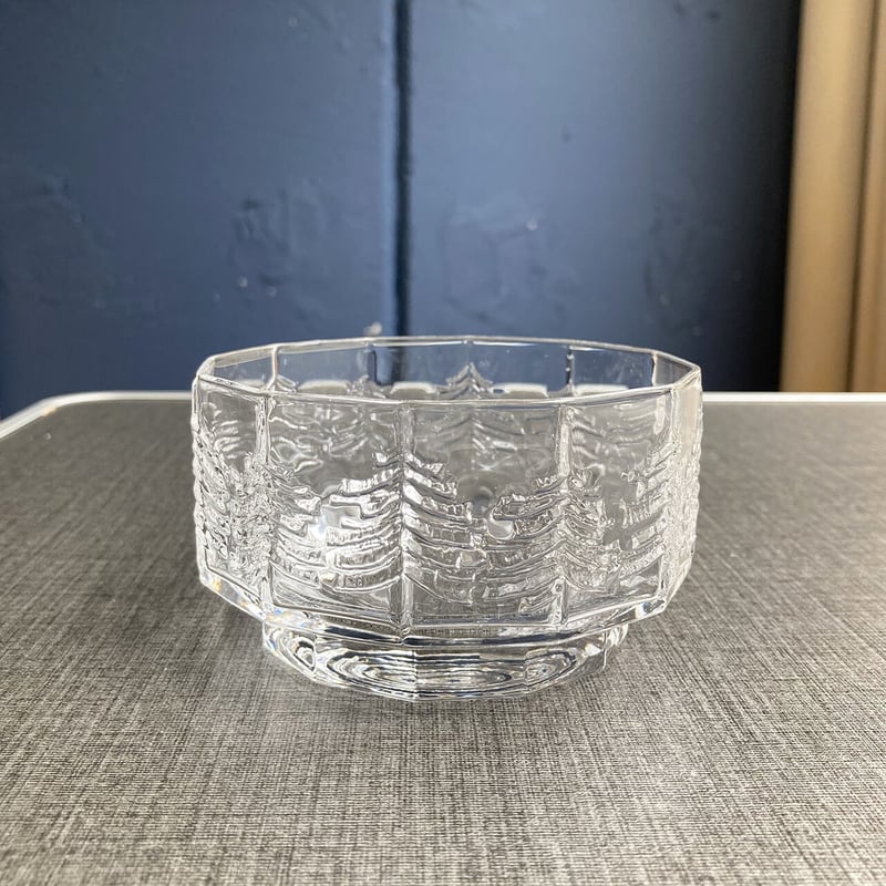 iittala kuusi glass bowl | retro number
