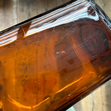 Finland karhula glass jar 3000ml brown