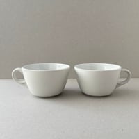 arabia white tea cup