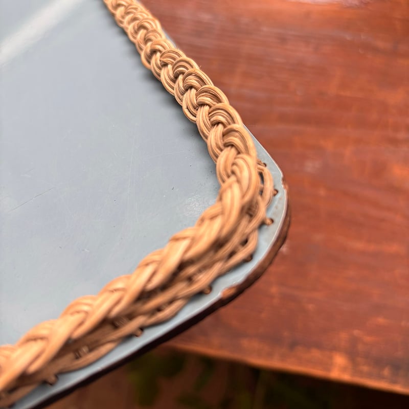 Finland 籐付きトレイ 細長 | retro number