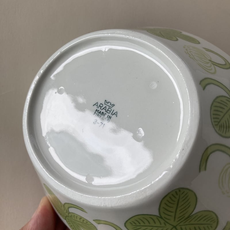arabia apila oval bowl | retro number arabia apila oval bowl | retro number