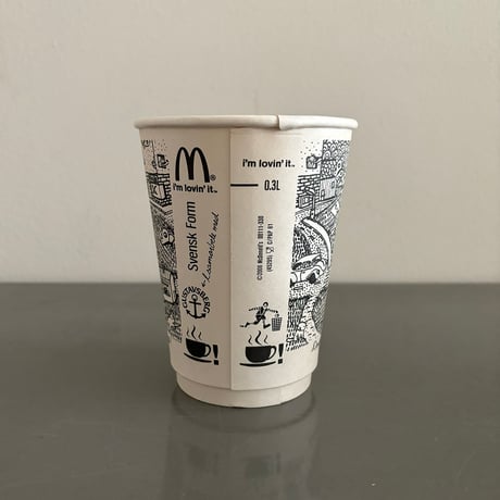 Sweden McDonald × design paper cup 2006