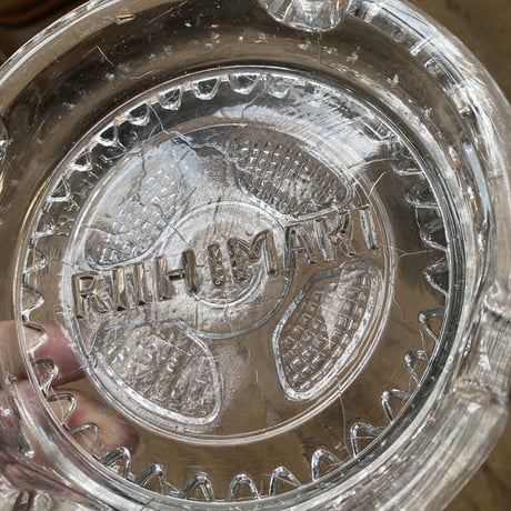 riihimaki  glass ash tray L