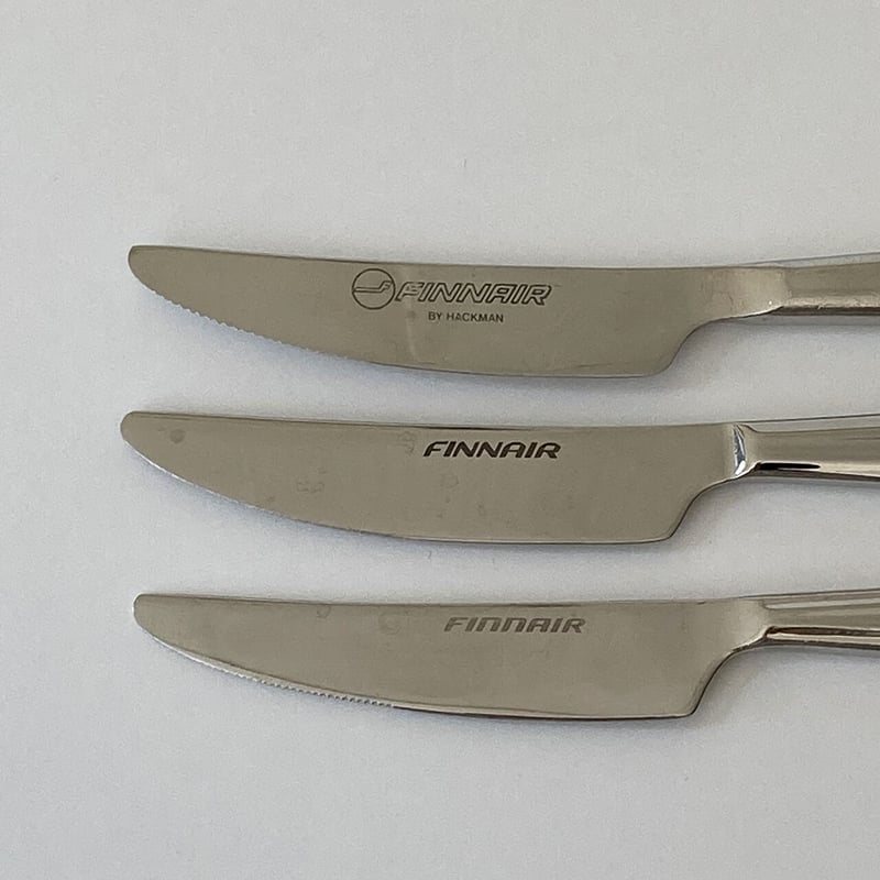 Finnair logo dinner knife hackman 19.6cm | retr