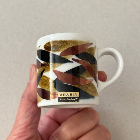 arabia G.O.G. mini cup & saucer