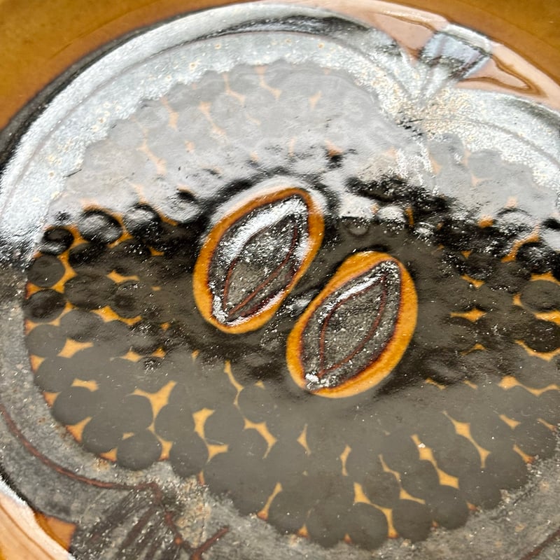 arabia fructus plate G.O.G. brown | retro number