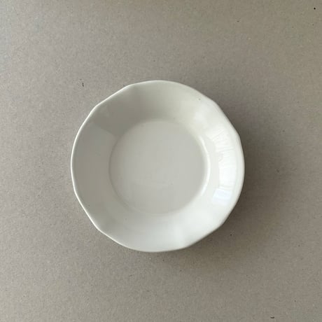 arabia mini plate 13cm white なみなみ