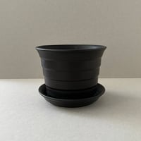 arabia flower pot SF1 black