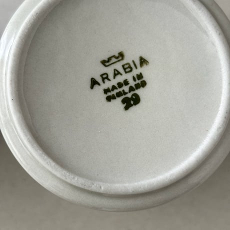 arabia oliivi cocoa cup and saucer