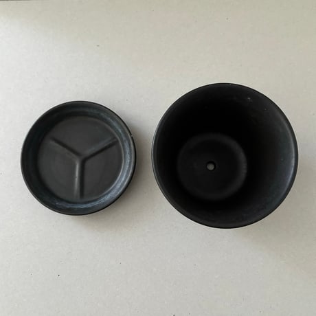 arabia flower pot SF1 black