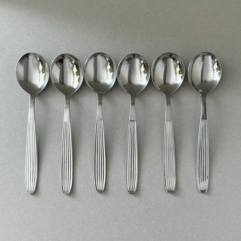 【未使用】HACKMAN  CARELIA  デイナースプーン　ヴィンテージ ☆デッドストック☆【Hackman】Elegia ヴィンテージカトラリー（ティー