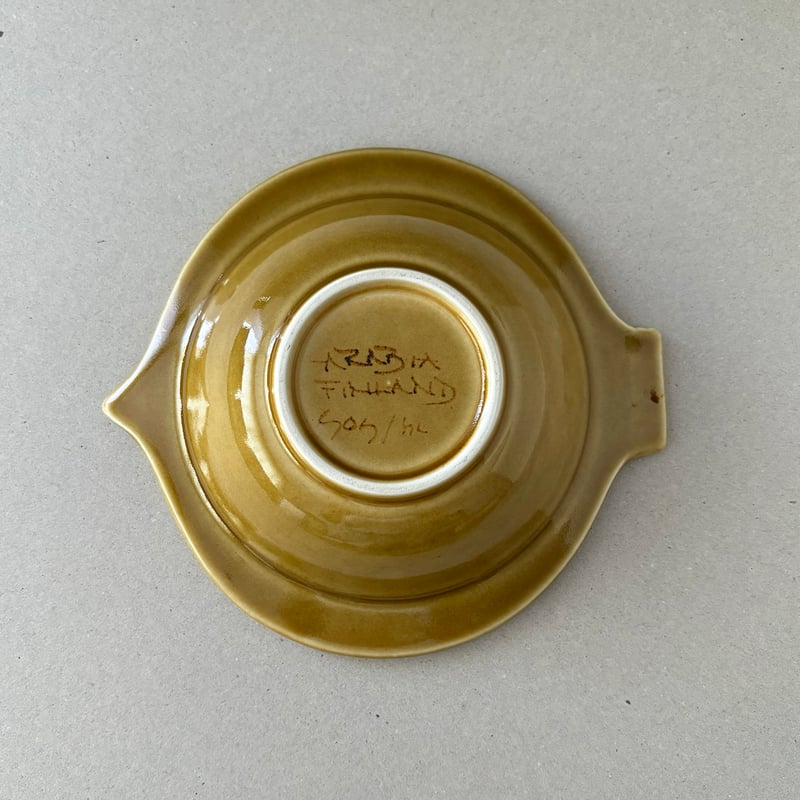 arabia kala bowl G.O.G. brown | retro number