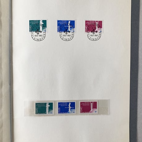 suomi stamp 50. itsenäisyyspäivä & book