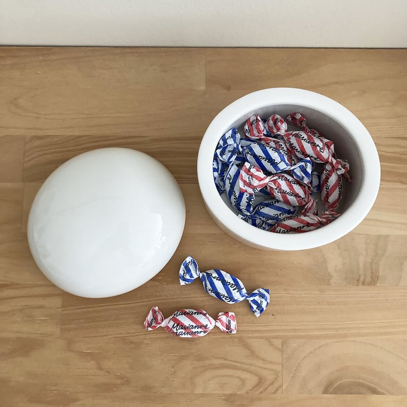 arabia eeva oval canister | retro number