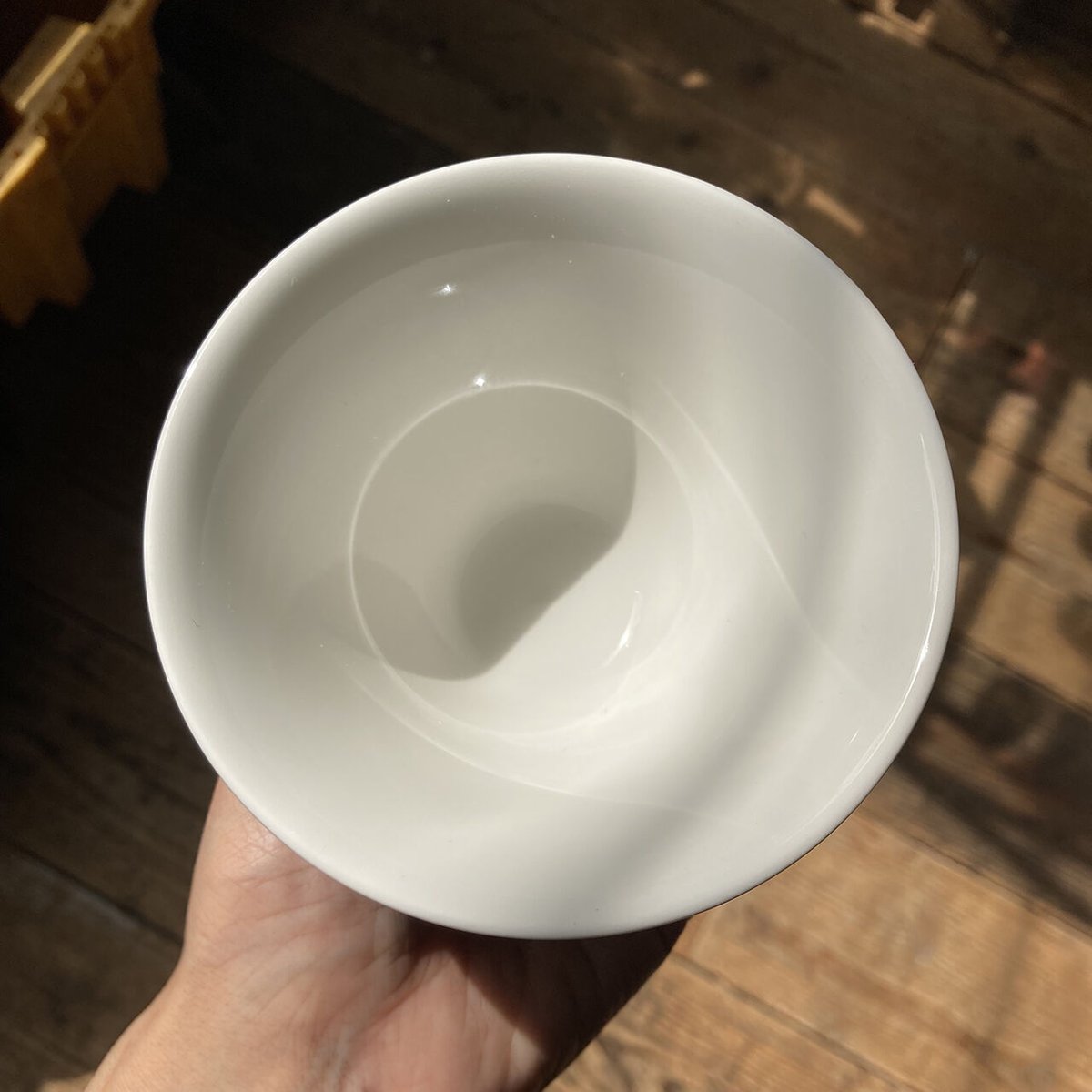 arabia harlekin bowl white | retro number